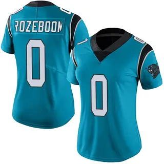 Carolina Panthers Women's Christian Rozeboom Limited Alternate Vapor Untouchable Jersey - Blue