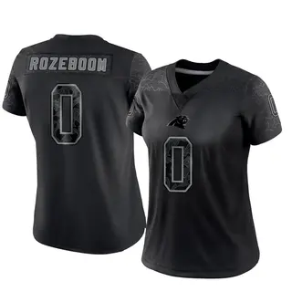 Carolina Panthers Women's Christian Rozeboom Limited Reflective Jersey - Black
