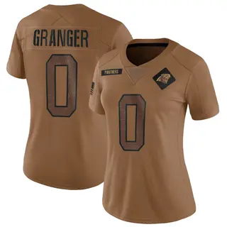 Carolina Panthers Women's Colin Granger Limited 2023 Salute To Service Jersey - Brown
