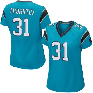 Carolina Panthers Women's Corey Thornton Game Alternate Jersey - Blue