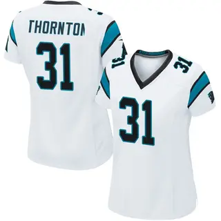 Carolina Panthers Women's Corey Thornton Game Jersey - White