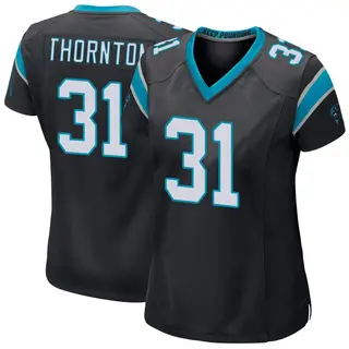 Carolina Panthers Women's Corey Thornton Game Team Color Jersey - Black