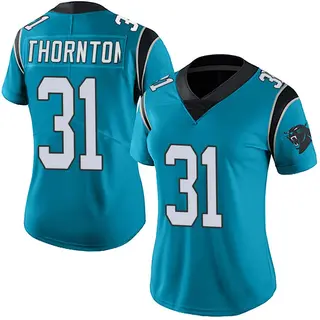 Carolina Panthers Women's Corey Thornton Limited Alternate Vapor Untouchable Jersey - Blue