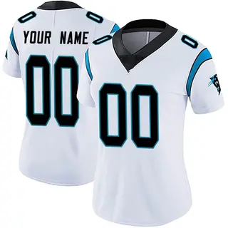 Carolina Panthers Women's Custom Limited Vapor Untouchable Jersey - White