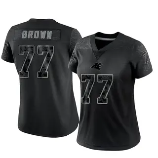 Carolina Panthers Women's Deonte Brown Limited Reflective Jersey - Black