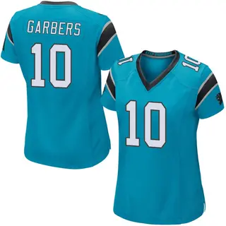 Carolina Panthers Women's Ethan Garbers Game Alternate Jersey - Blue