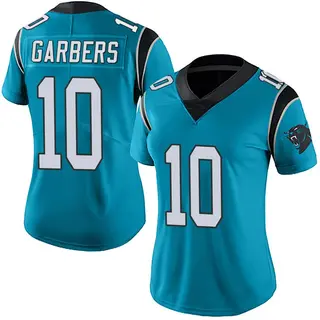 Carolina Panthers Women's Ethan Garbers Limited Alternate Vapor Untouchable Jersey - Blue