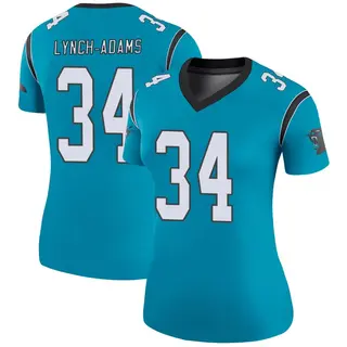 Carolina Panthers Women's Kay'Ron Lynch-Adams Legend Color Rush Jersey - Blue