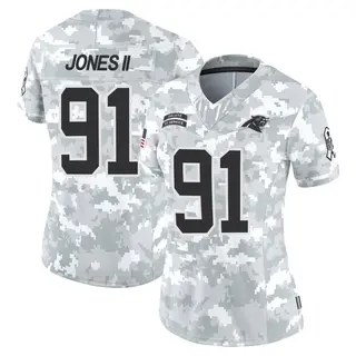 Carolina Panthers Women's Patrick Jones II Limited 2024 Salute to Service Jersey - Arctic Camo