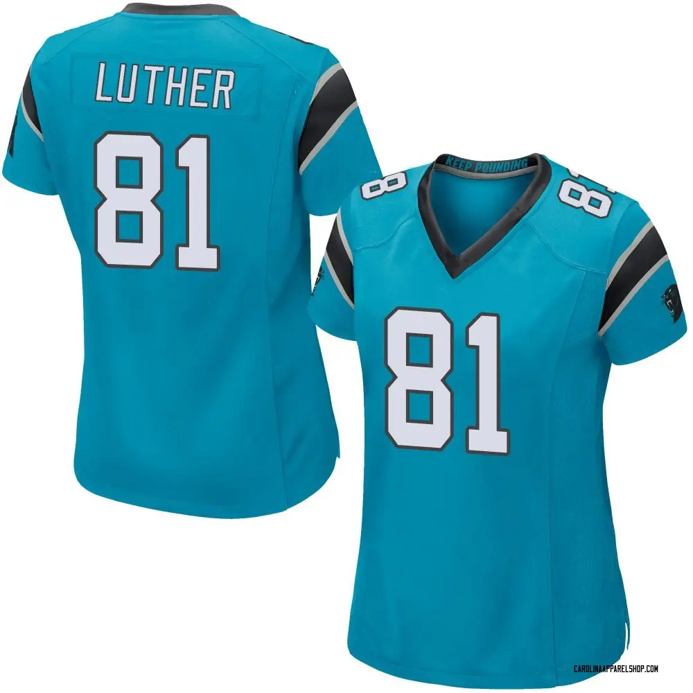 Carolina Panthers Women's T.J. Luther Game Alternate Jersey - Blue