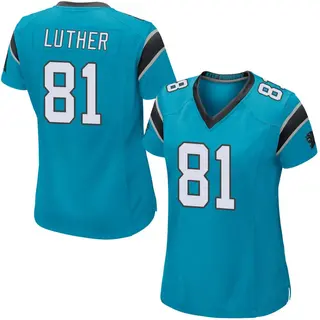 Carolina Panthers Women's T.J. Luther Game Alternate Jersey - Blue