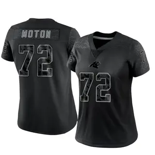 Carolina Panthers Women's Taylor Moton Limited Reflective Jersey - Black