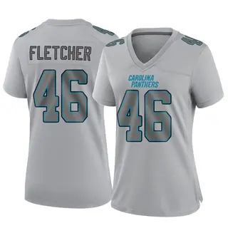 Carolina Panthers Women's Thomas Fletcher Game Atmosphere Fashion Jersey - Gray