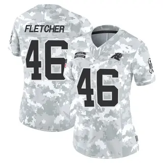 Carolina Panthers Women's Thomas Fletcher Limited 2024 Salute to Service Jersey - Arctic Camo