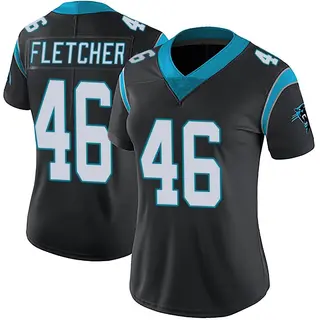 Carolina Panthers Women's Thomas Fletcher Limited Team Color Vapor Untouchable Jersey - Black