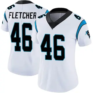 Carolina Panthers Women's Thomas Fletcher Limited Vapor Untouchable Jersey - White