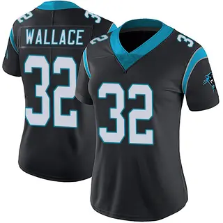 Carolina Panthers Women's Trevin Wallace Limited Team Color Vapor Untouchable Jersey - Black
