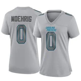 Carolina Panthers Women's Tre'von Moehrig Game Atmosphere Fashion Jersey - Gray