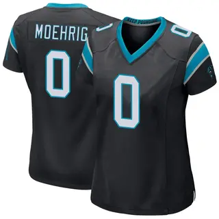 Carolina Panthers Women's Tre'von Moehrig Game Team Color Jersey - Black