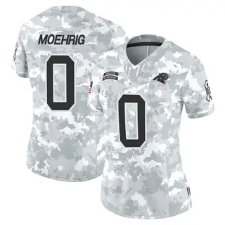 Carolina Panthers Women's Tre'von Moehrig Limited 2024 Salute to Service Jersey - Arctic Camo
