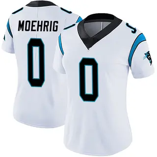 Carolina Panthers Women's Tre'von Moehrig Limited Vapor Untouchable Jersey - White