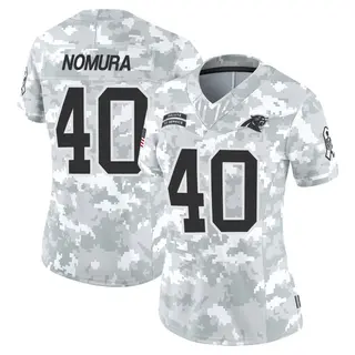 Carolina Panthers Women's Tuasivi Nomura Limited 2024 Salute to Service Jersey - Arctic Camo