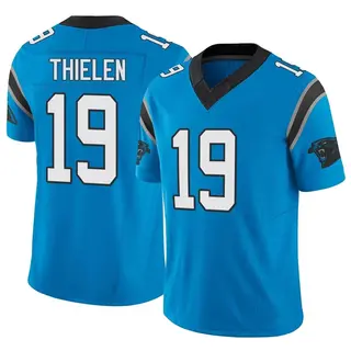 Carolina Panthers Youth Adam Thielen Limited Vapor F.U.S.E. Jersey - Blue