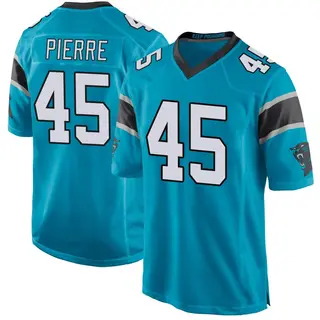 Carolina Panthers Youth Bryce Pierre Game Alternate Jersey - Blue