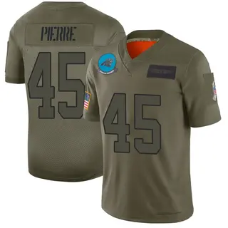 Carolina Panthers Youth Bryce Pierre Limited 2019 Salute to Service Jersey - Camo