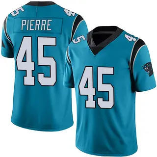 Carolina Panthers Youth Bryce Pierre Limited Alternate Vapor Untouchable Jersey - Blue