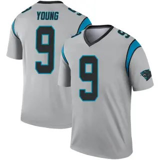 Carolina Panthers Youth Bryce Young Legend Inverted Silver Jersey