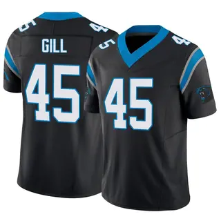 Carolina Panthers Youth Cam Gill Limited Vapor F.U.S.E. Jersey - Black