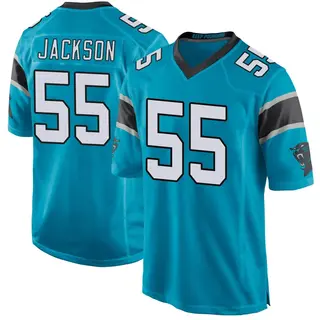 Carolina Panthers Youth Cam Jackson Game Alternate Jersey - Blue