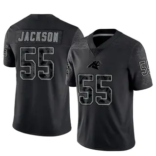 Carolina Panthers Youth Cam Jackson Limited Reflective Jersey - Black