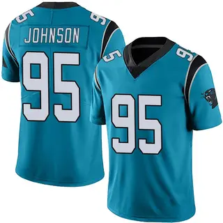 Carolina Panthers Youth Charles Johnson Limited Alternate Vapor Untouchable Jersey - Blue