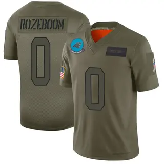 Carolina Panthers Youth Christian Rozeboom Limited 2019 Salute to Service Jersey - Camo