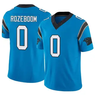 Carolina Panthers Youth Christian Rozeboom Limited Vapor F.U.S.E. Jersey - Blue