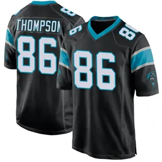 Carolina Panthers Youth Colin Thompson Game Team Color Jersey - Black
