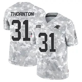 Carolina Panthers Youth Corey Thornton Limited 2024 Salute to Service Jersey - Arctic Camo