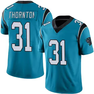 Carolina Panthers Youth Corey Thornton Limited Alternate Vapor Untouchable Jersey - Blue