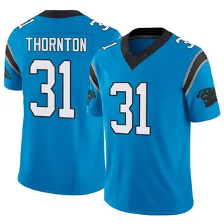 Carolina Panthers Youth Corey Thornton Limited Vapor F.U.S.E. Jersey - Blue