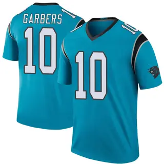 Carolina Panthers Youth Ethan Garbers Legend Color Rush Jersey - Blue