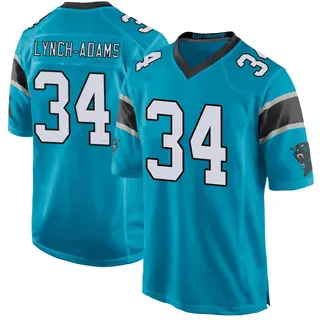 Carolina Panthers Youth Kay'Ron Lynch-Adams Game Alternate Jersey - Blue