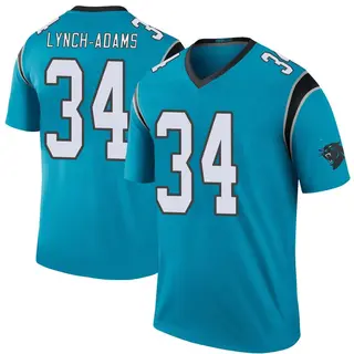 Carolina Panthers Youth Kay'Ron Lynch-Adams Legend Color Rush Jersey - Blue