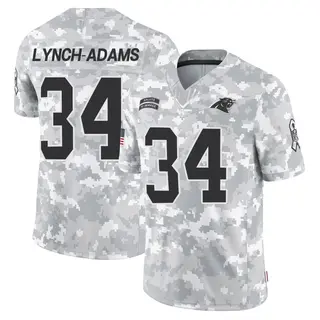 Carolina Panthers Youth Kay'Ron Lynch-Adams Limited 2024 Salute to Service Jersey - Arctic Camo