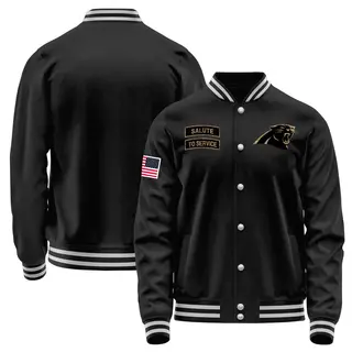 Carolina Panthers Youth Salute to Service Sideline Performance Jacket - Black