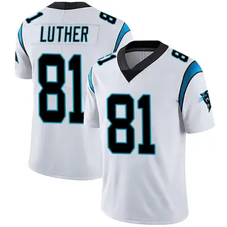 Carolina Panthers Youth T.J. Luther Limited Vapor Untouchable Jersey - White