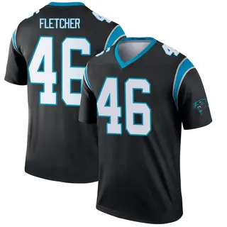 Carolina Panthers Youth Thomas Fletcher Legend Jersey - Black
