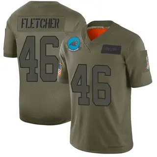 Carolina Panthers Youth Thomas Fletcher Limited 2019 Salute to Service Jersey - Camo
