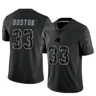 Carolina Panthers Youth Tre Boston Limited Reflective Jersey - Black